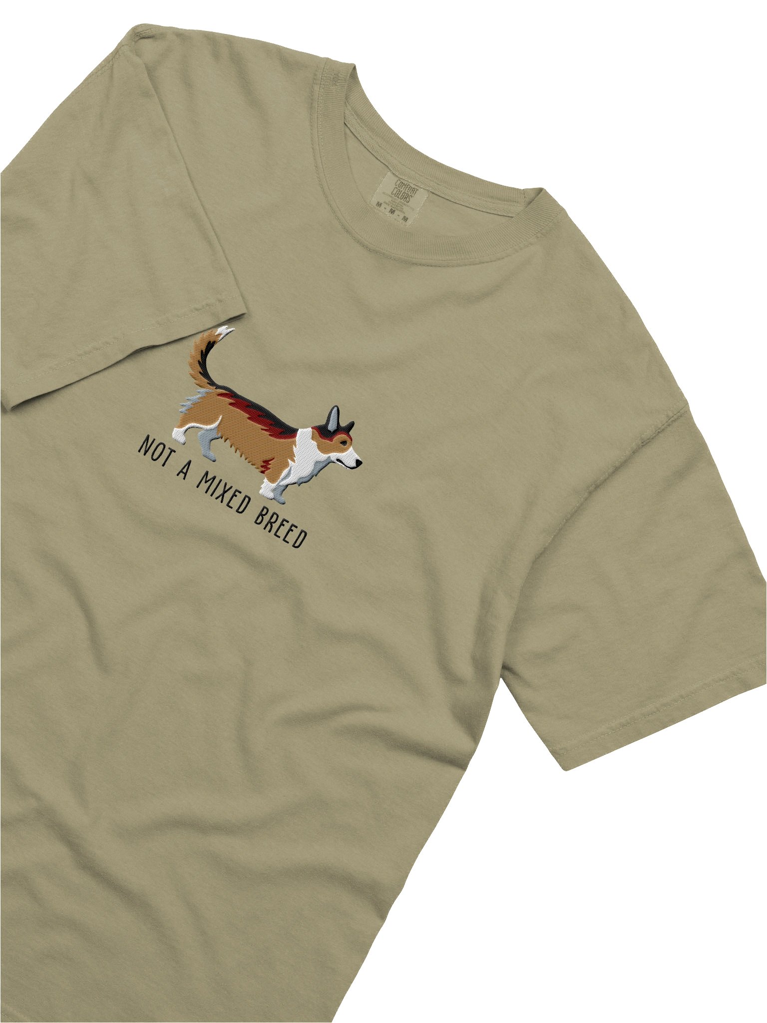 Not a Mixed Breed T-Shirt(Embroidered) of a Cardigan Welsh Corgi(Sable) product image (8)