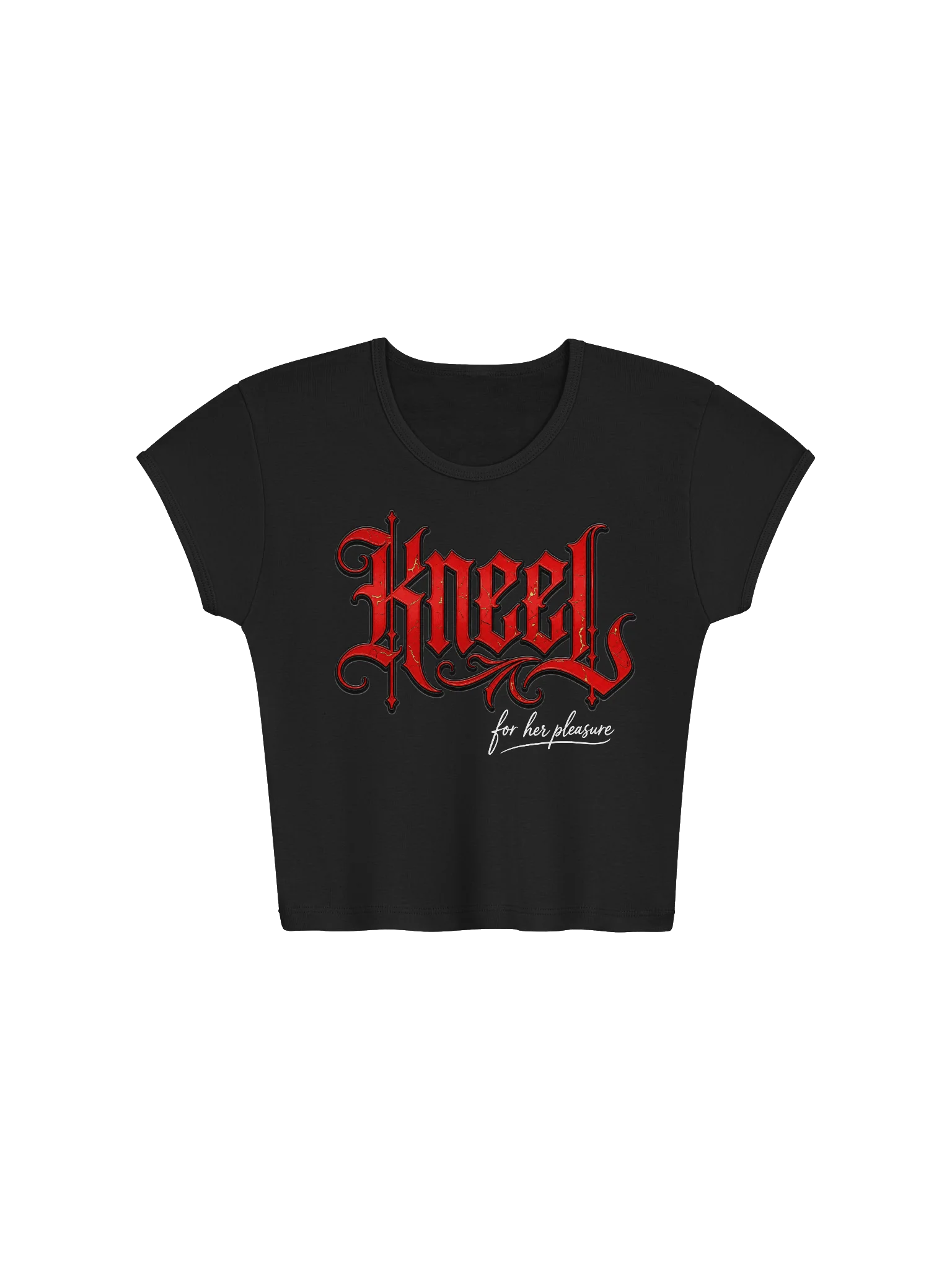 Kneel – For Her Pleasure | Damen Baby Tee Crop Top product image (2)