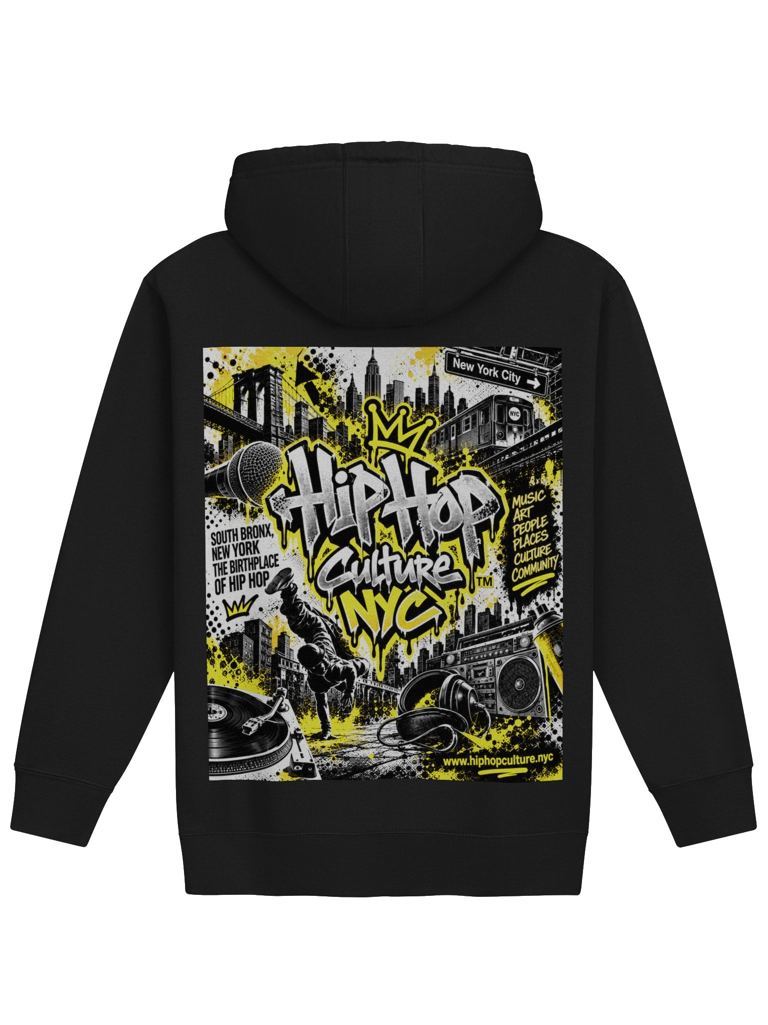 Hip Hop Culture NYC — "South Bronx Breed" // The Origin Hoodie product image (2)