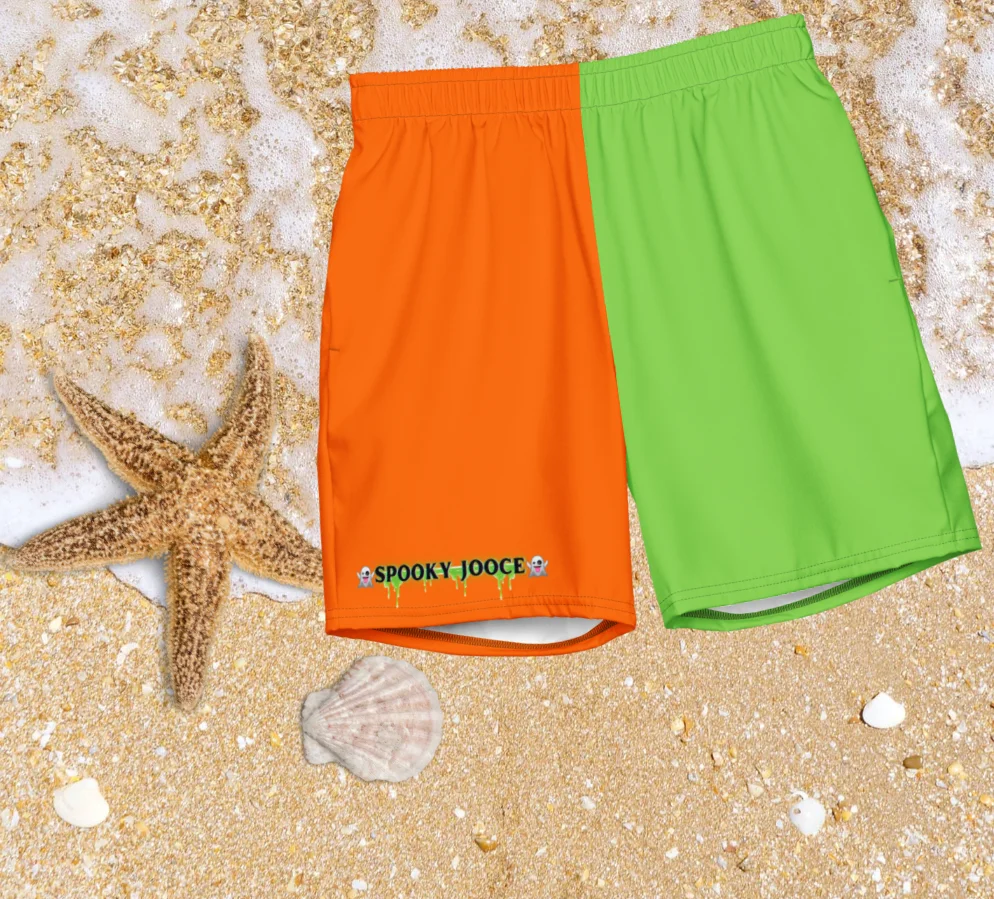 SPOOKY JOOCE Swim Trunkz - Orange/Green product image (2)