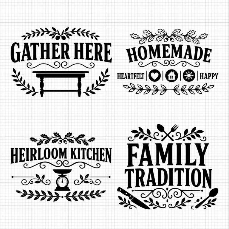 Cutting Board Sayings SVG Bundle – 40 Kitchen SVG Files for Cricut & Laser Engraving product image (5)