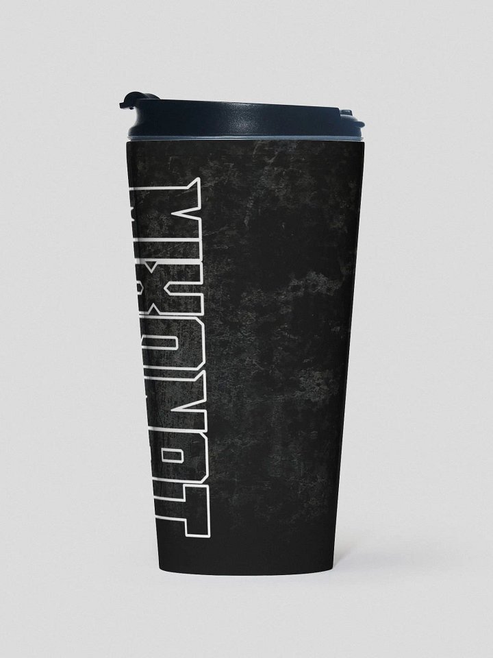 MixoNat White Outline 15oz Stainless Steel Travel Mug product image (2)