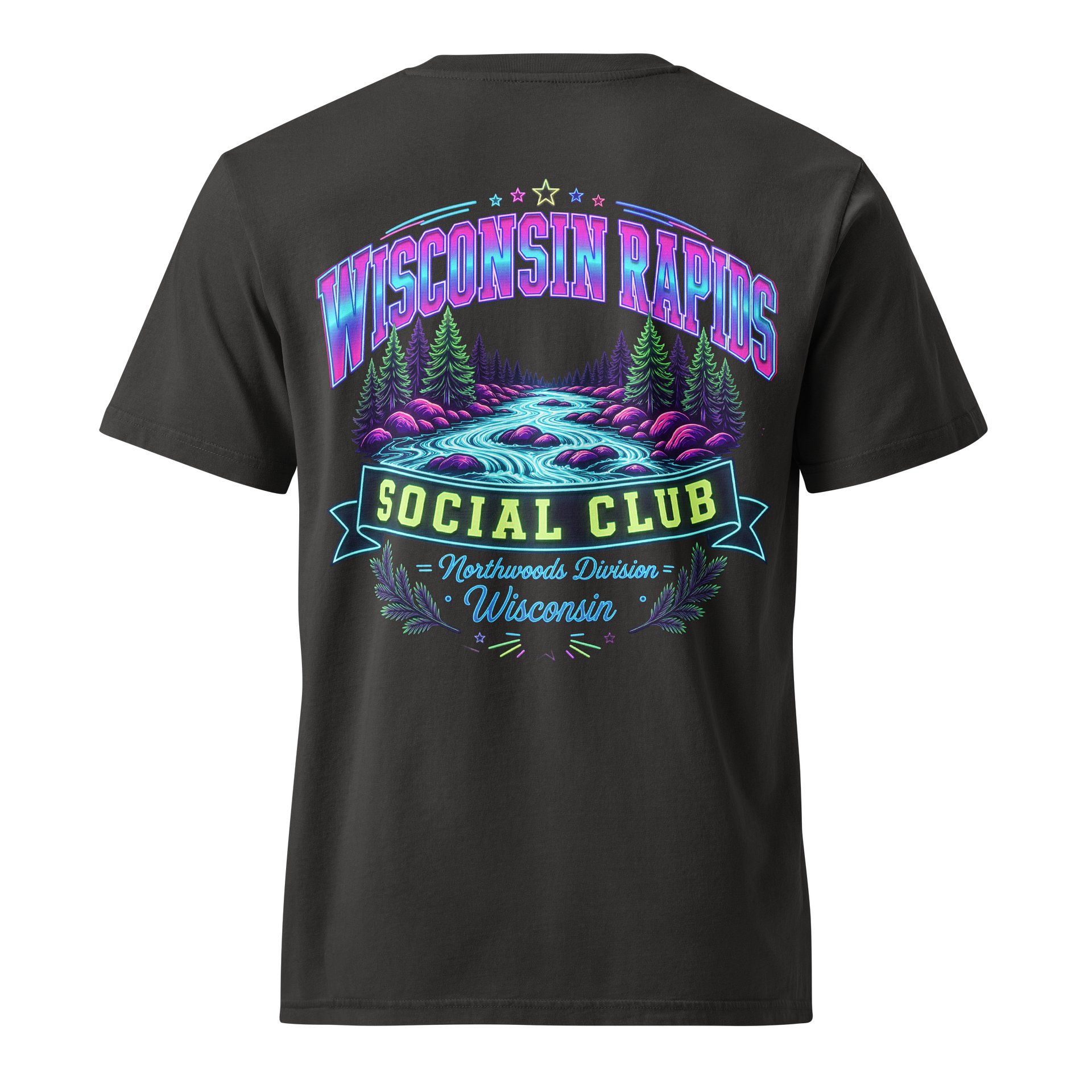 Wisconsin Rapids Neon Social Club Tee product image (2)