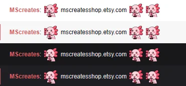 Axolotl Twitch Emote Pack product image (3)
