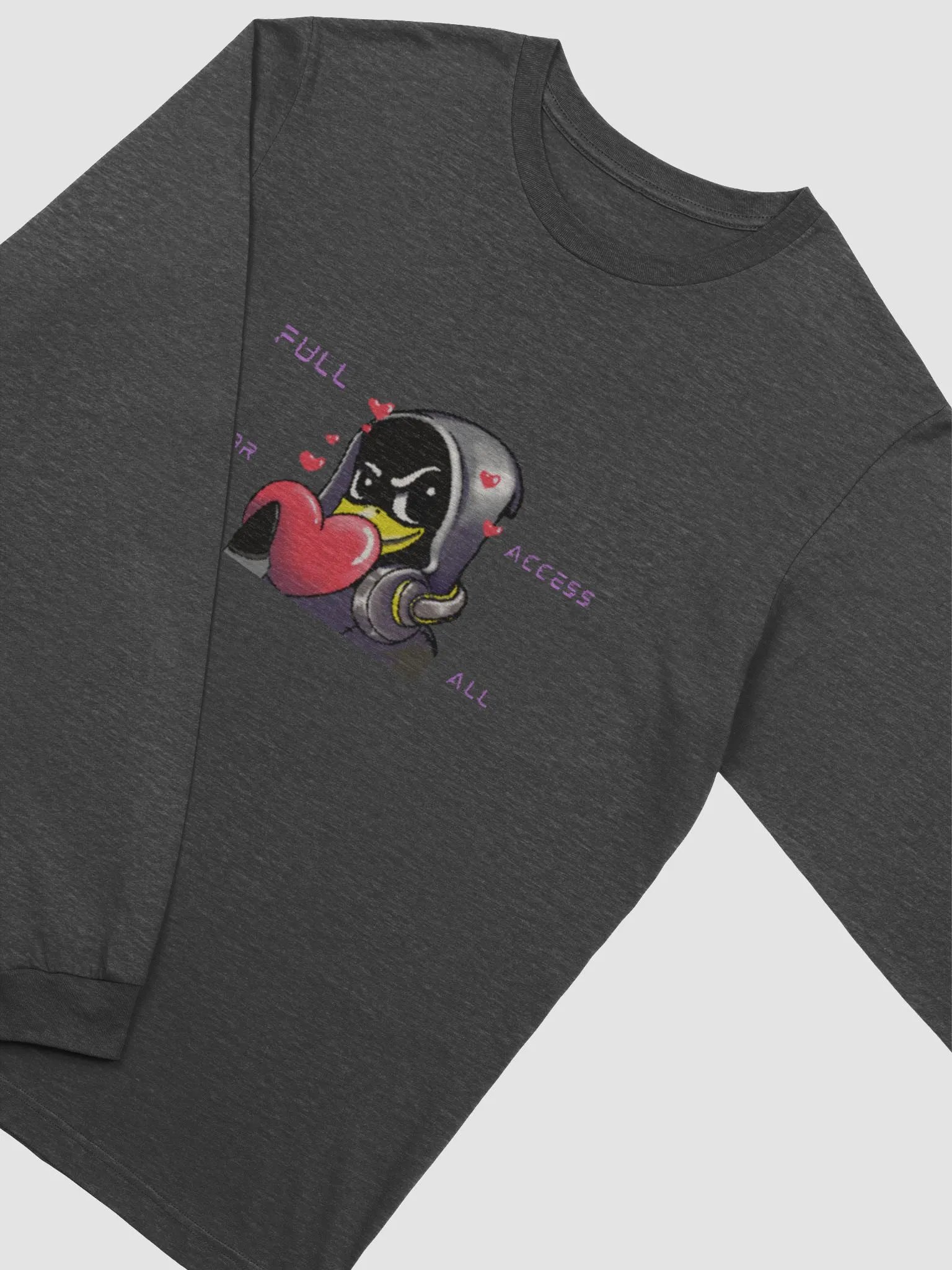 Spread Love, Fight Malware Long Sleeve Tee product image (3)
