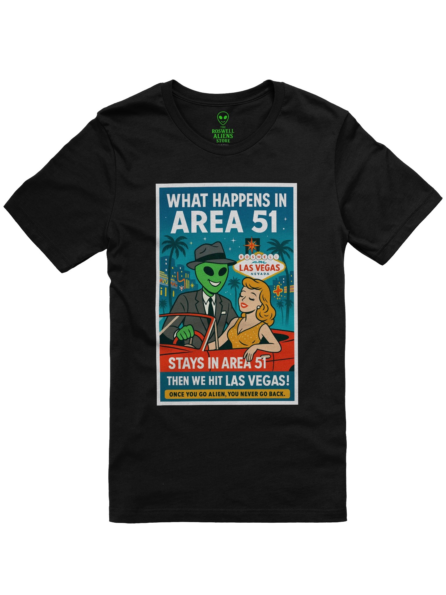 What Happens in Area 51 Las Vegas 1950's Retro Concert Tee Fit Unisex T-Shirt product image (1)
