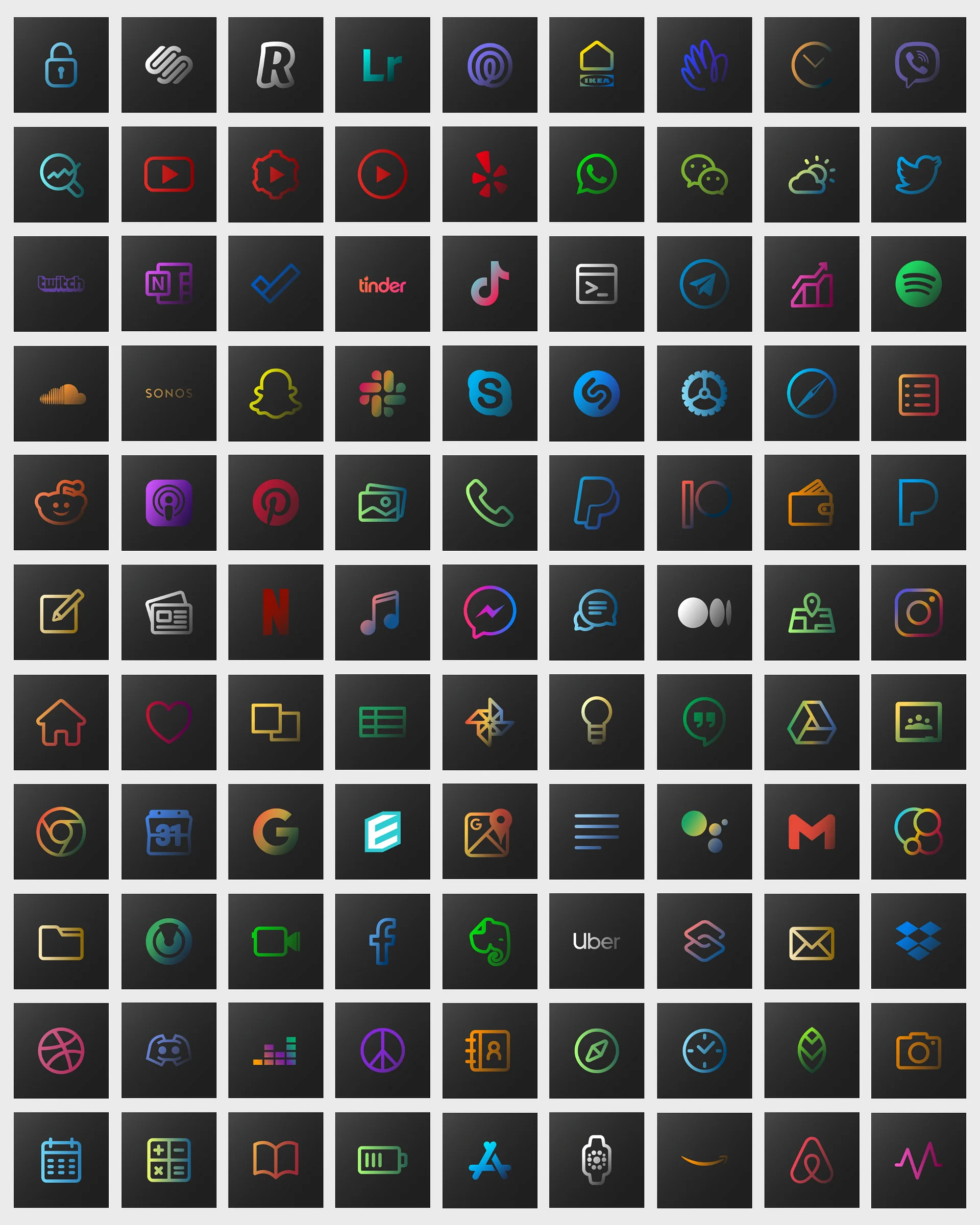 Gradient Icon Pack product image (4)