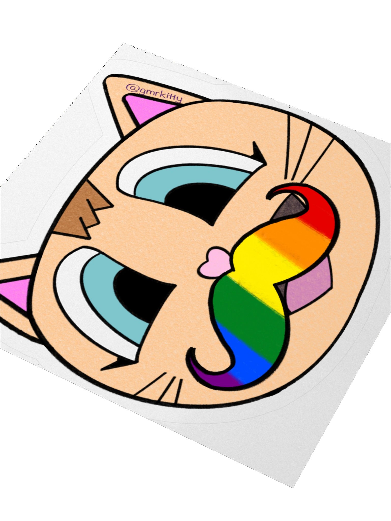Rainbow Mustache Kitty product image (8)