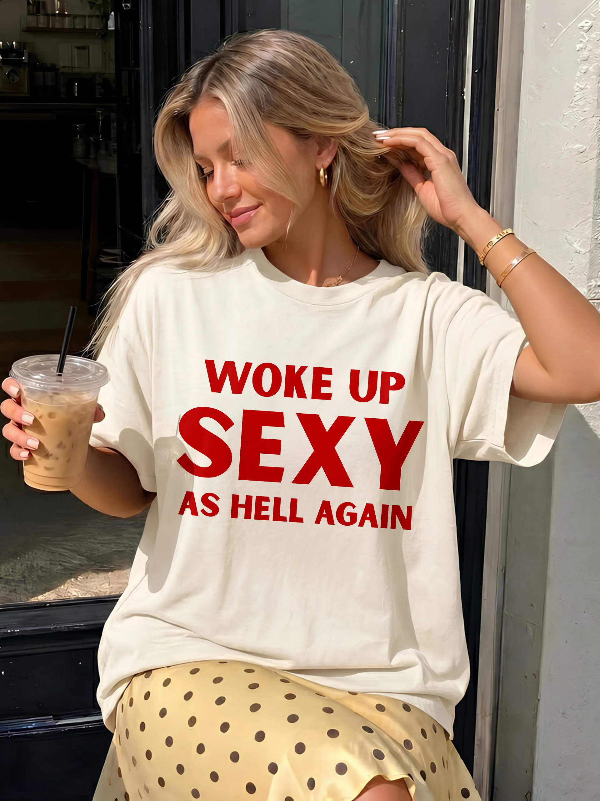 Woke Up Sexy As Hell Again T-shirt product image (1)