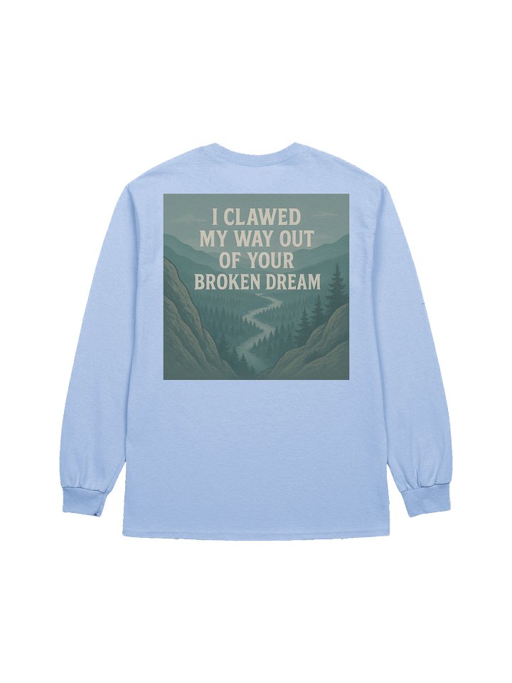 ALTARAE “Broken Dream” Long Sleeve – Ice Sky Blue product image (2)