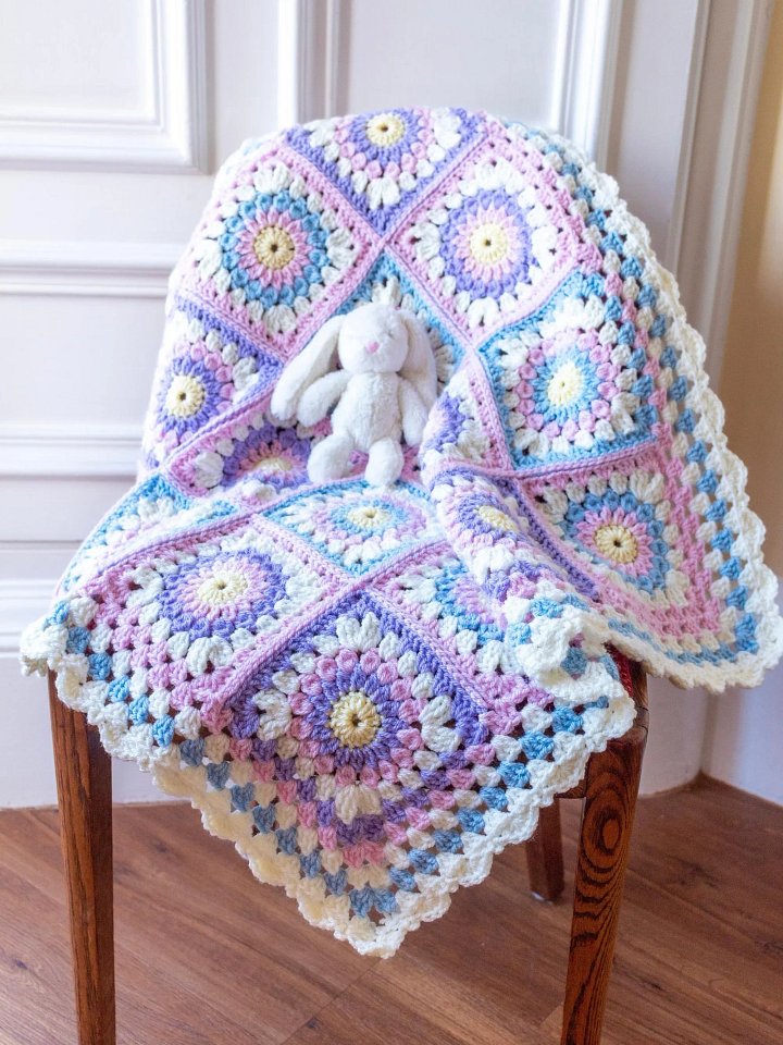 Paisley Baby Blanket Crochet Pattern product image (1)