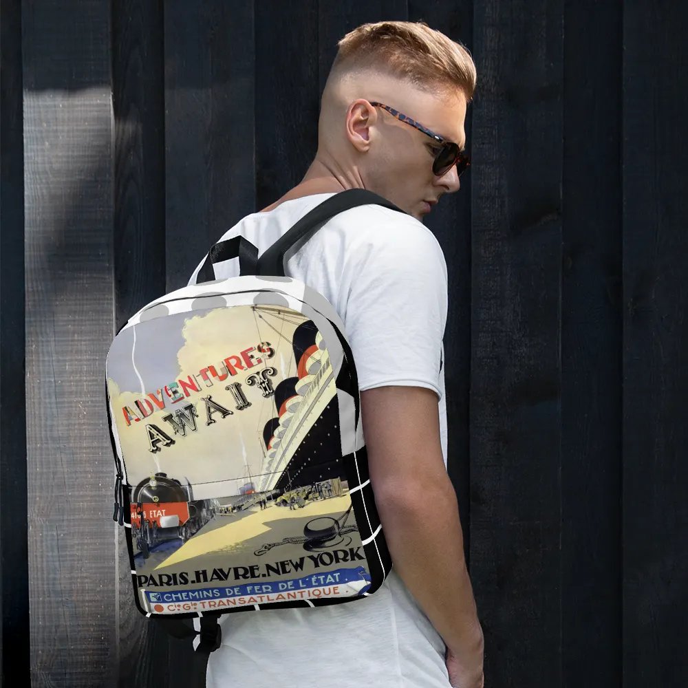 Vintage Travel Connections Backpack product image (6)