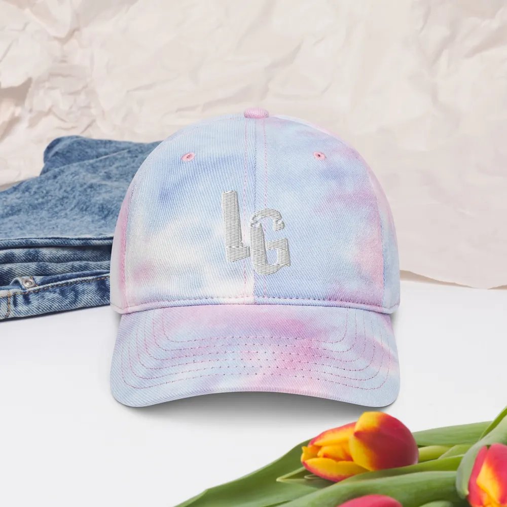 Tie-Dye Hat Embroidered Logo (WHITE) product image (3)