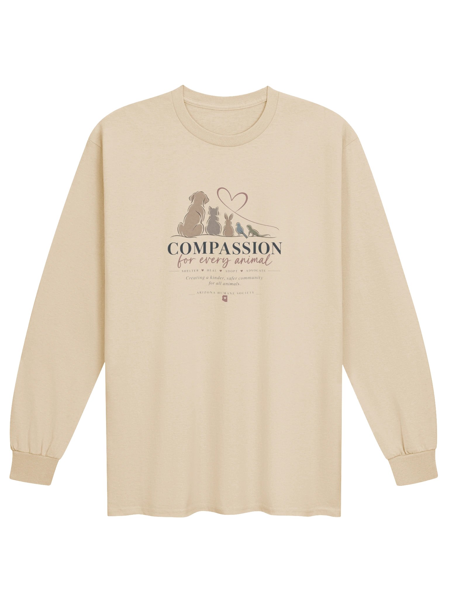Compassion for Every Animal-Long Sleeve product image (1)