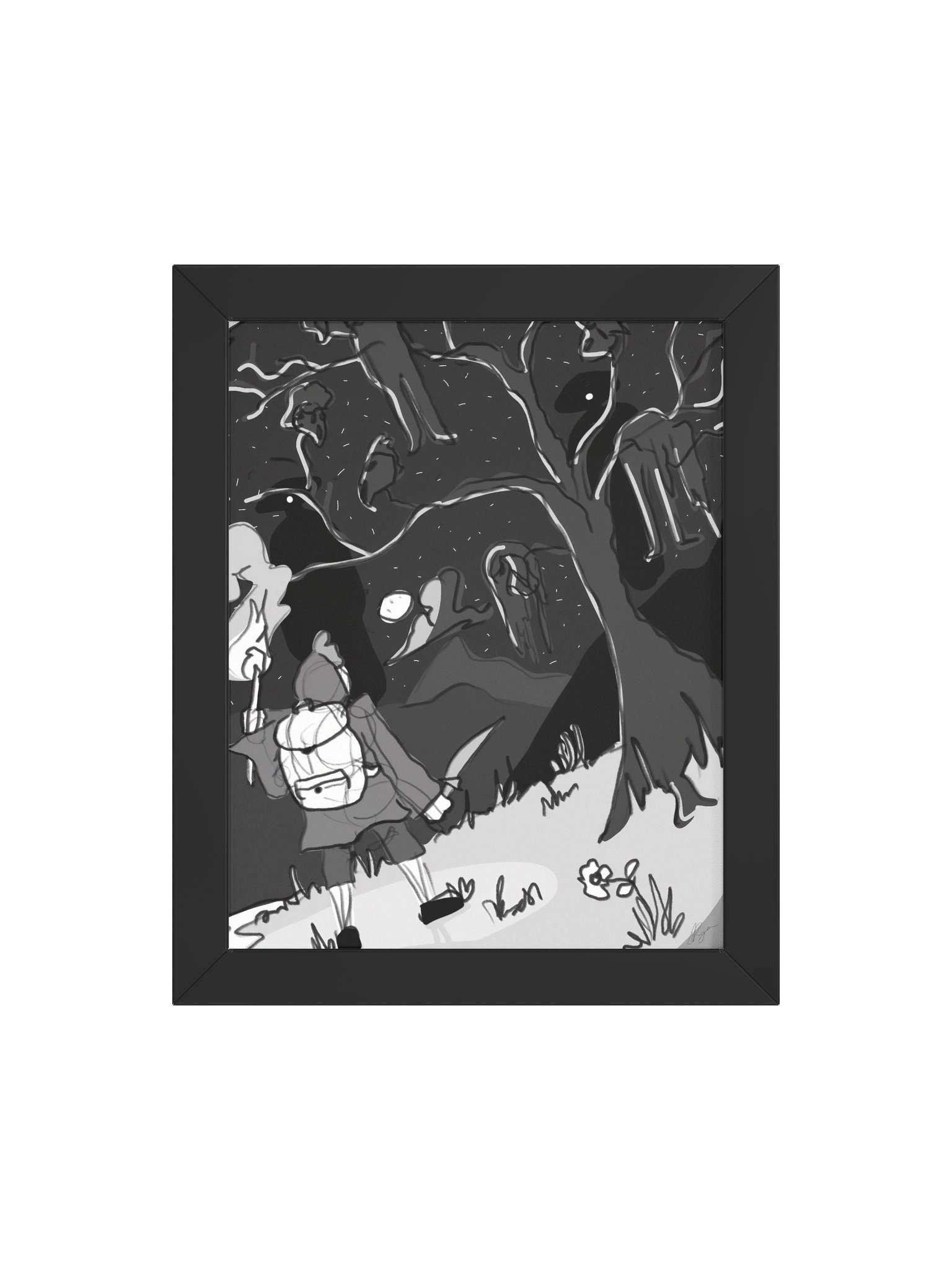 The Trees Cry — Framed Print product image (26)
