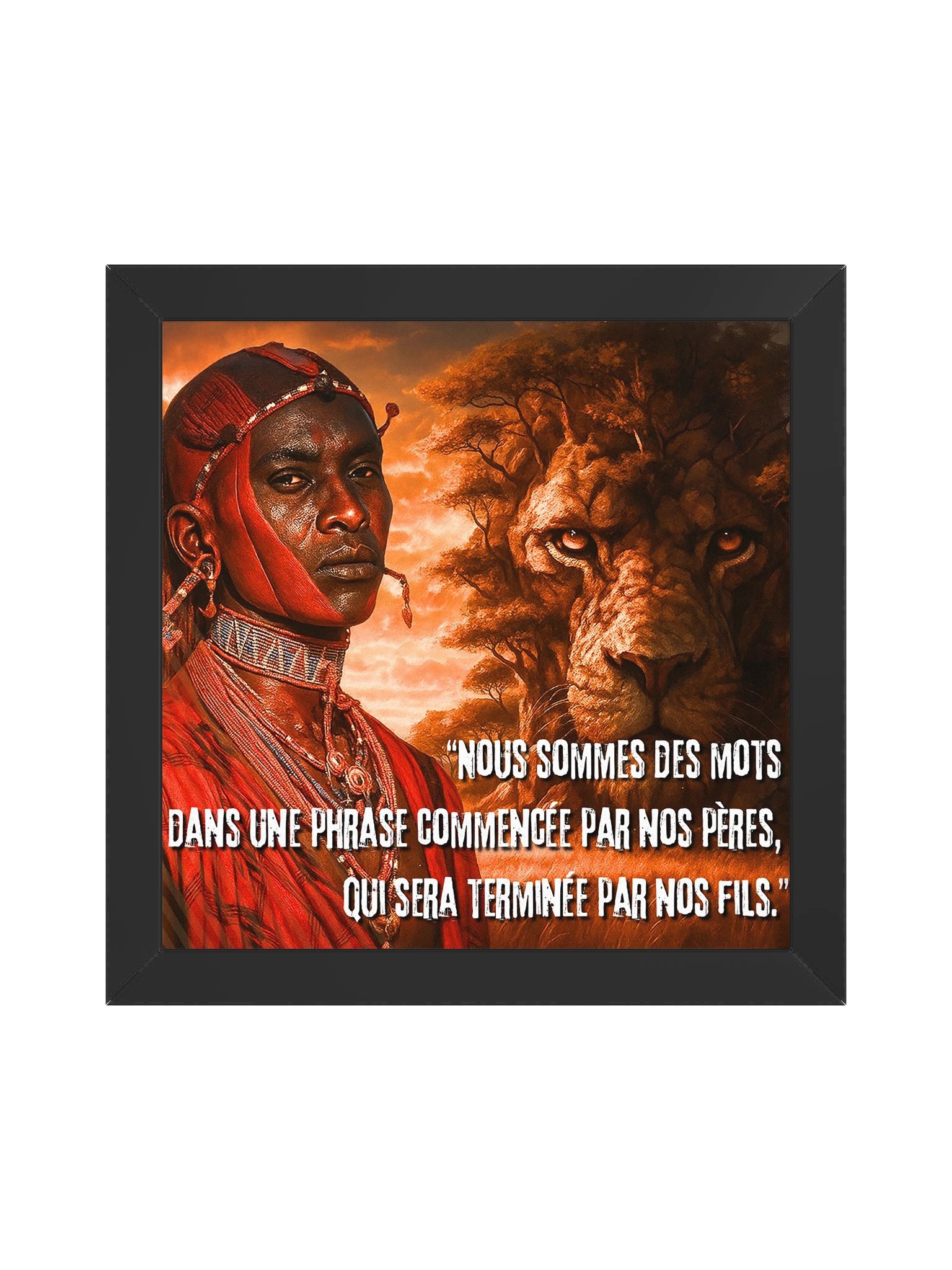 Massai spirit - Tableau product image (1)