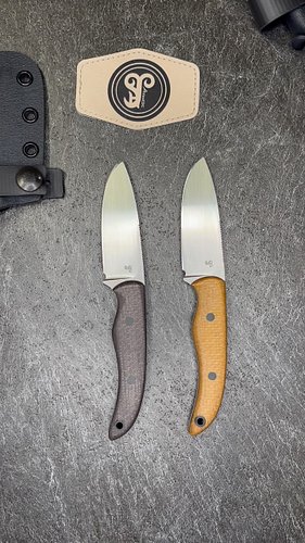 AriesEDC Cardinal XL Are Available 

AEB-L stainless and Jute Micarta handles. $250.  Message me if interested 

#edcfixedbla...