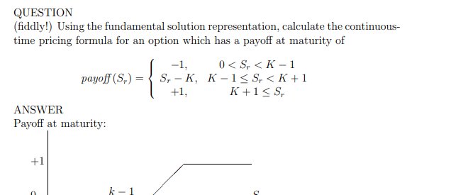 TD - Continuous time pricing formula for an option product image (1)