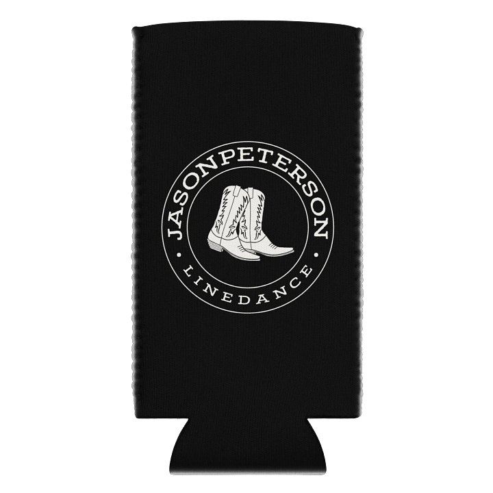 JPLinedance Classic Logo Black Coozie product image (1)
