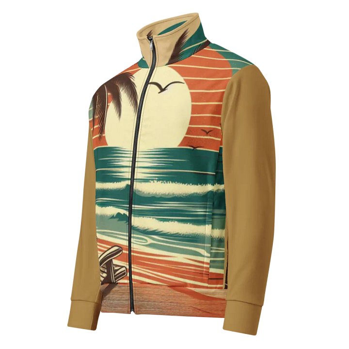 Sunset Serenity Unisex Track Jacket | AI design product image (1)