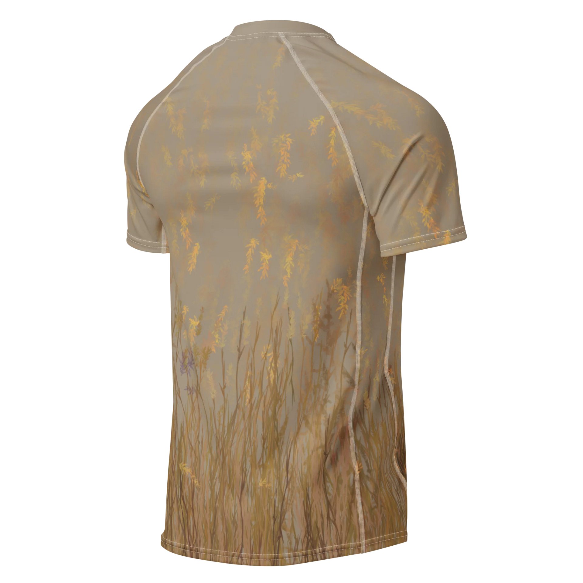 DRENGR Weeds Tan Short Rash Guard product image (2)