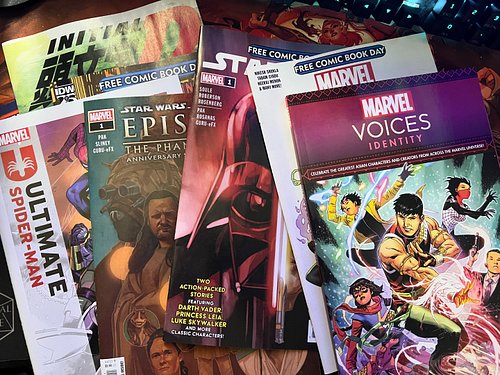 Got some reading to do! #freecomicbookday #maythe4thbewithyou #asianpacificamericanheritagemonth