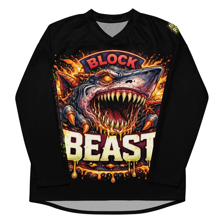 LIMITED EDITION - CNX Core All-over print Unisex Long Sleeve Tee — Block Beast 002 product image (1)