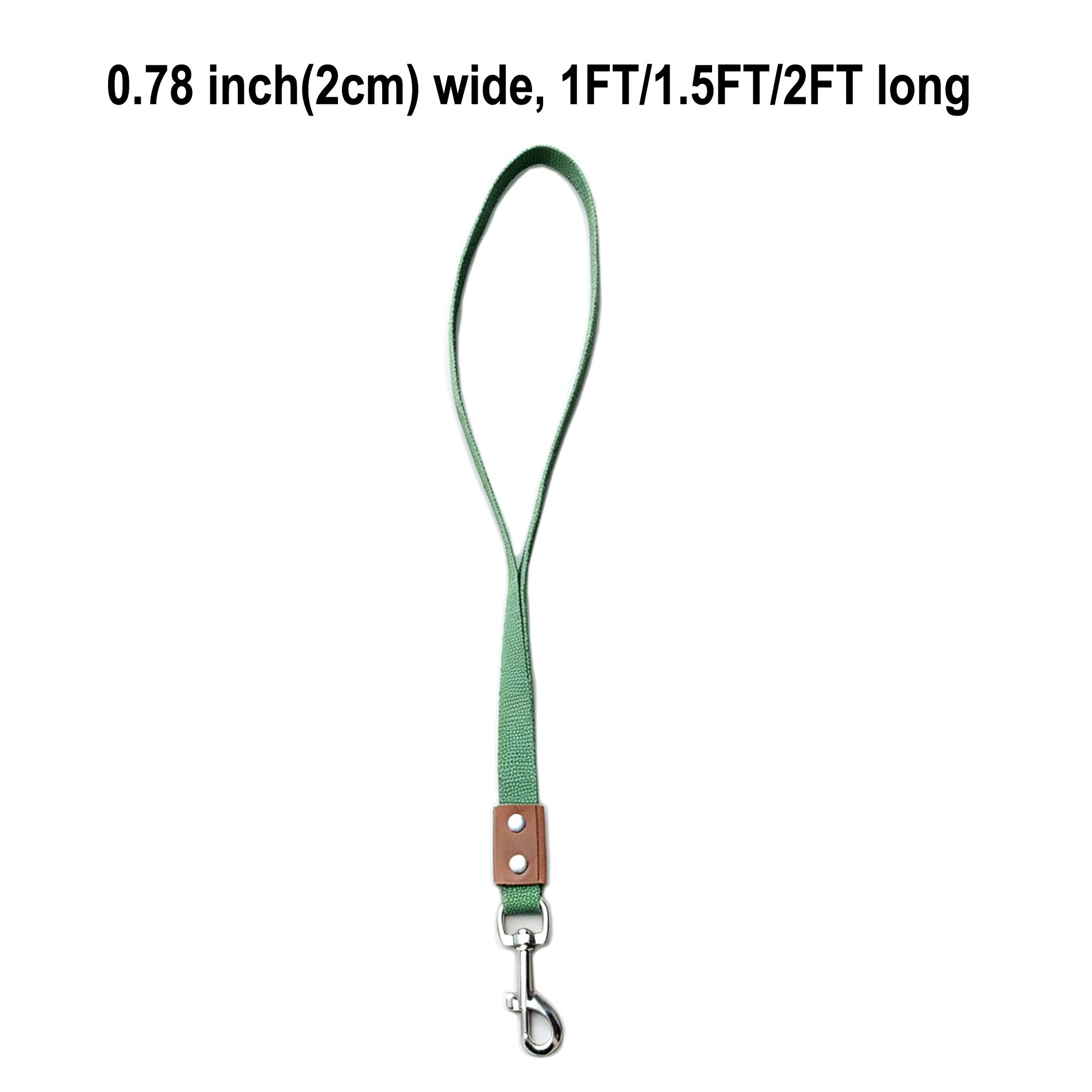 handmade short dog leash product image (2)