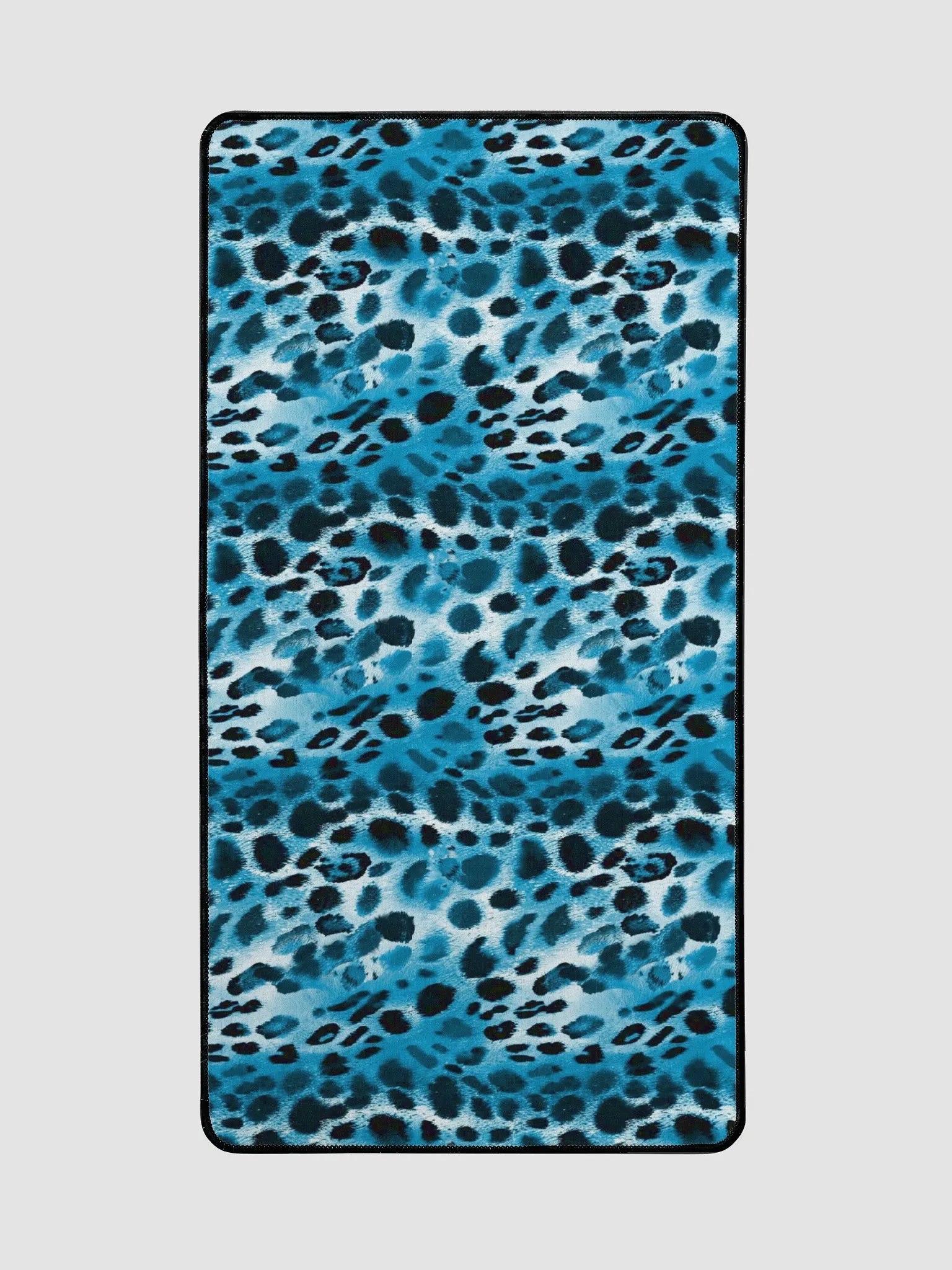 Blue Leopard Desk Mat product image (2)