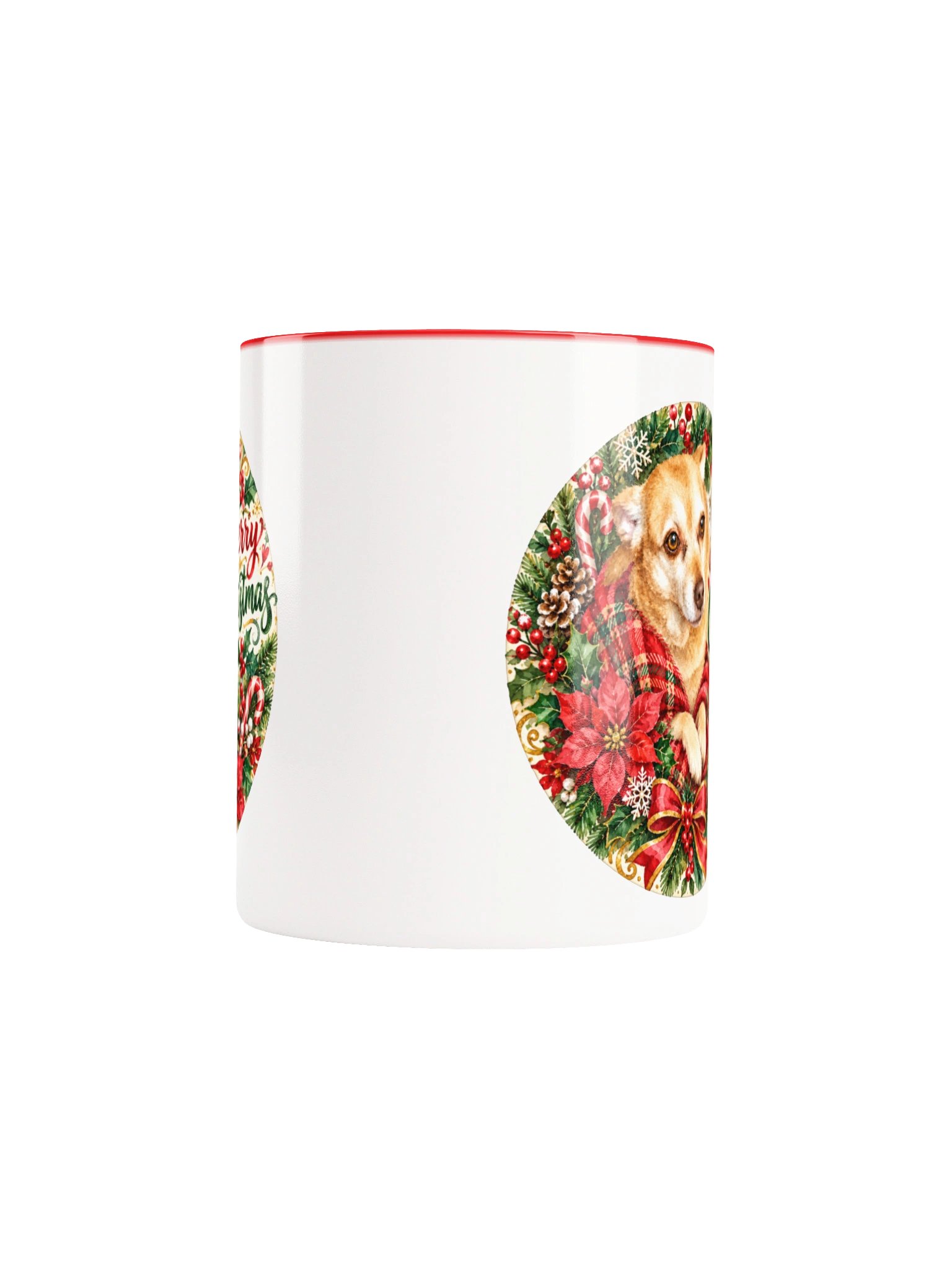 Merry Christmas Golden Dog Holiday Mug product image (25)