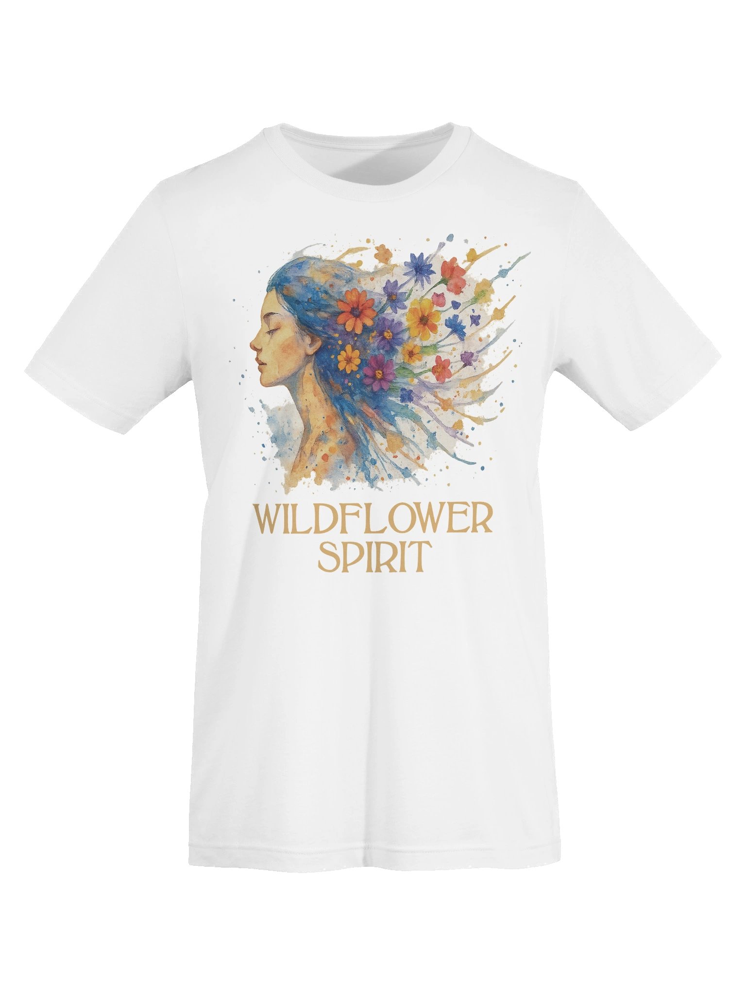 Wildflower Spirit Boho T-Shirt – Floral Artistic Naturecore Aesthetic Clothing product image (7)