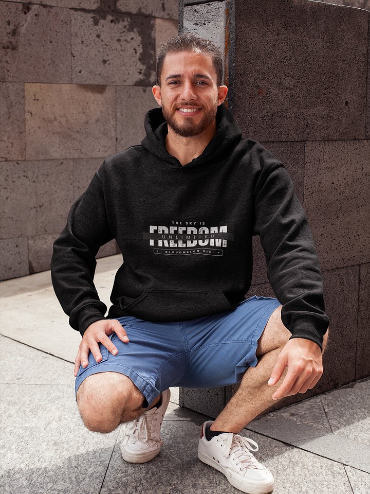 Freedom Independent Premium Hoodie - CloudMelon Vis product image (1)