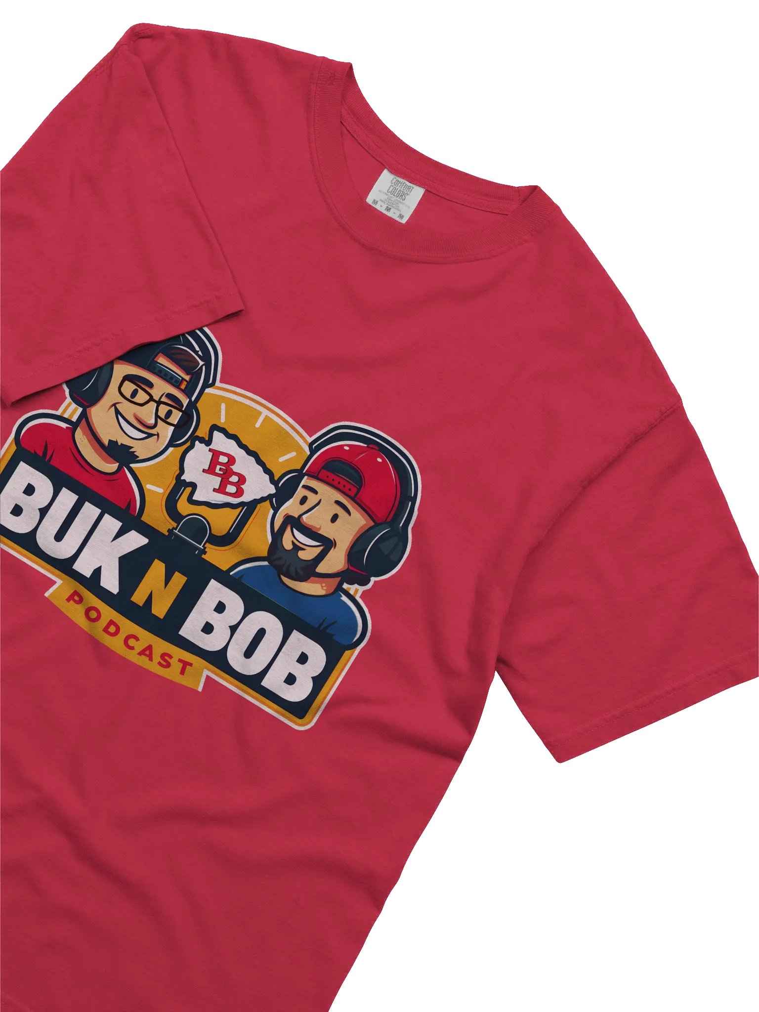 Buk N Bob Podcast Logo T-Shirt Image Dye product image (27)