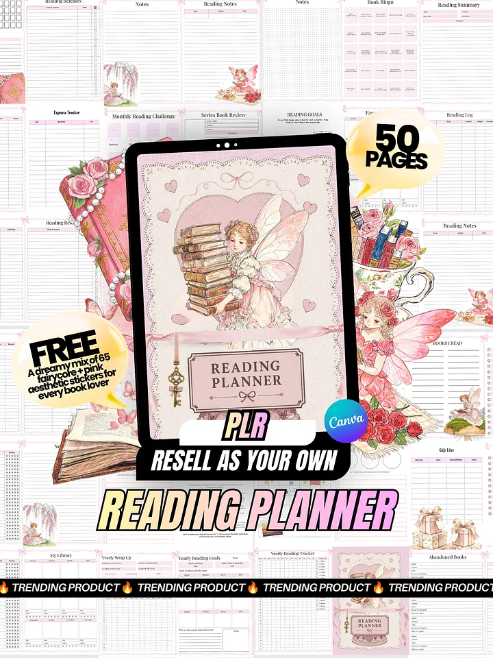 Digital Reading Planner product image (1)