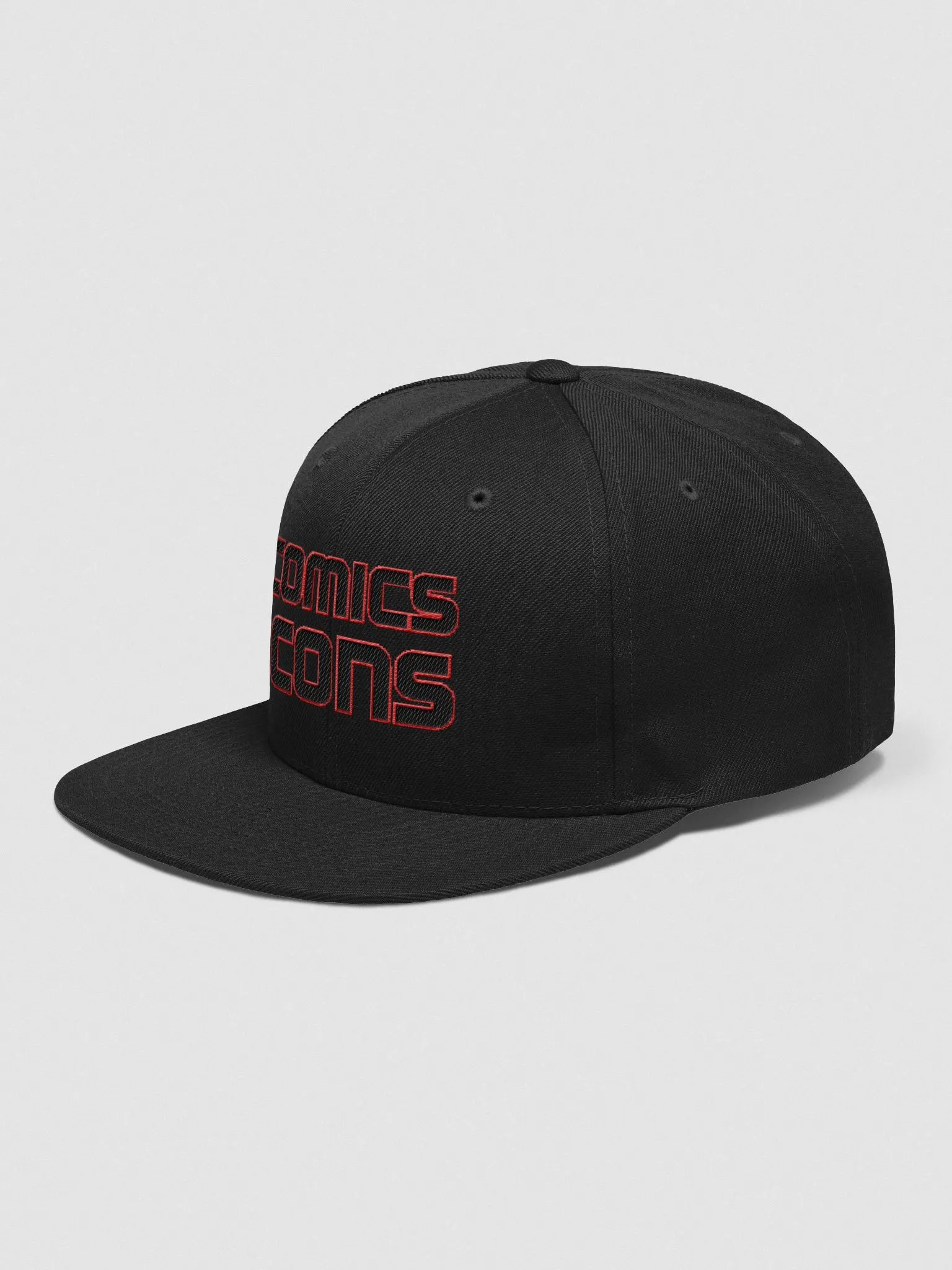 Iconic Black/Red Logo Snapback Cap product image (23)