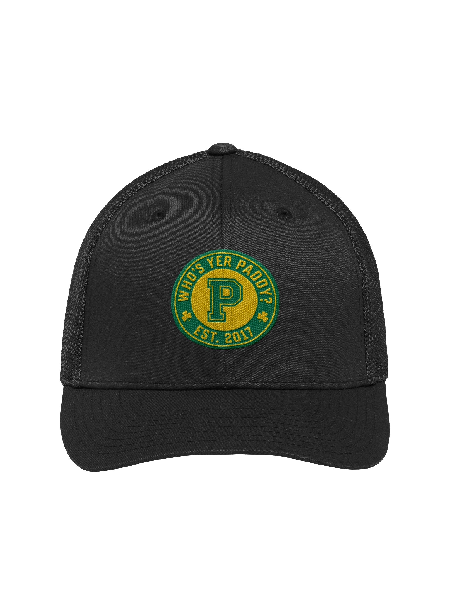 Team Paddy Parkway Meshback Flexfit Trucker Var. / Green & Yellow Parkway product image (2)