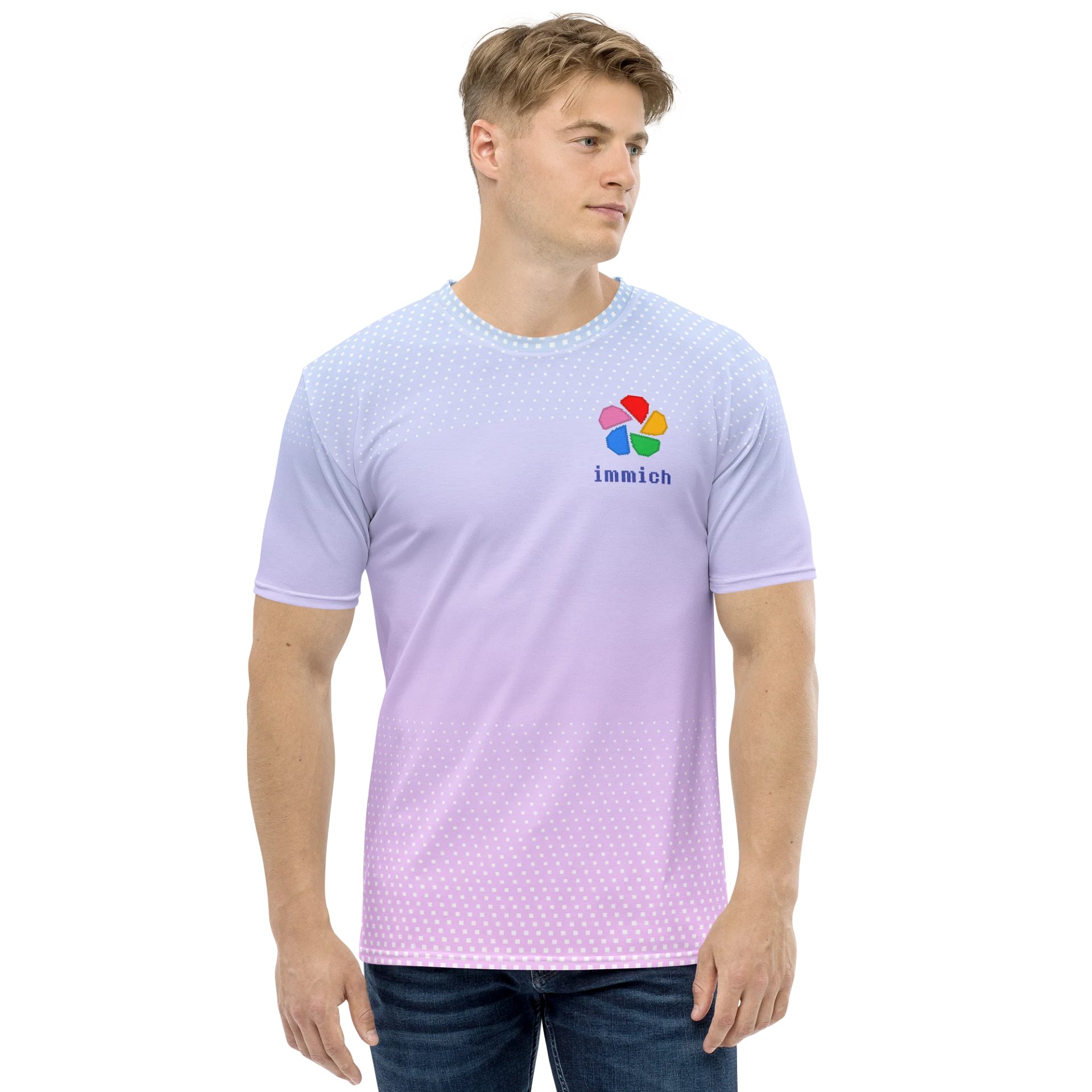 Retro T-Shirt Chest Logo Text product image (1)