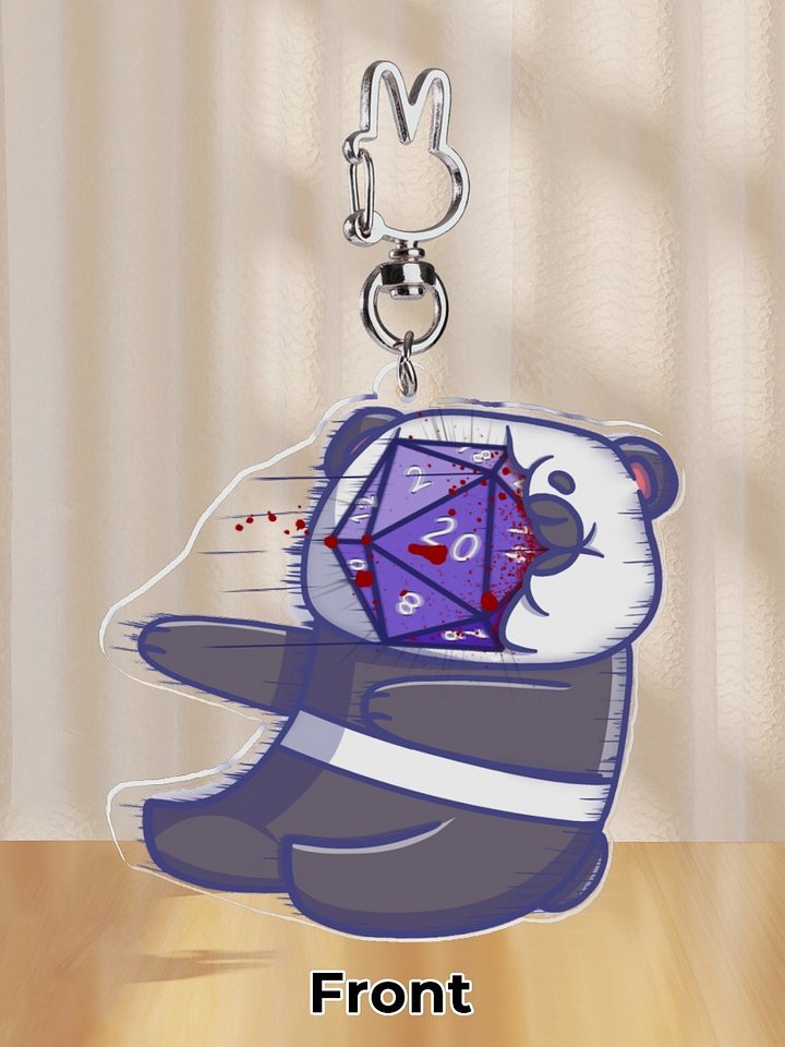 Roll The Dice Acrylic Keychain product image (2)