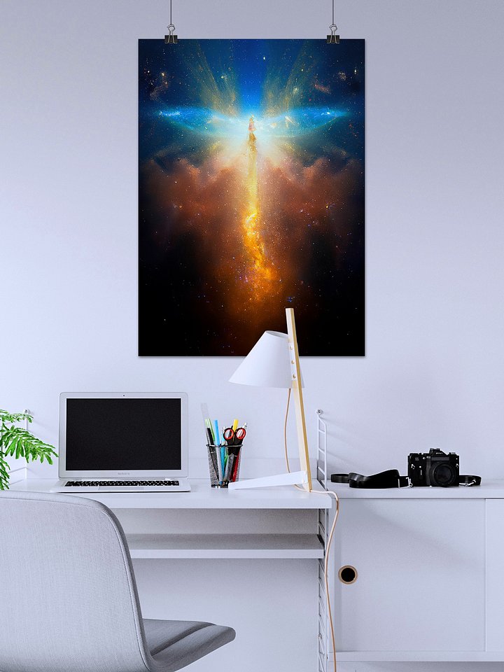 Heaven's Gate #1.4 — vibrant space poster, ethereal yoga print, abstract art, spiritual wall decor, aura poster, astrology poster, astronomy poster product image (2)