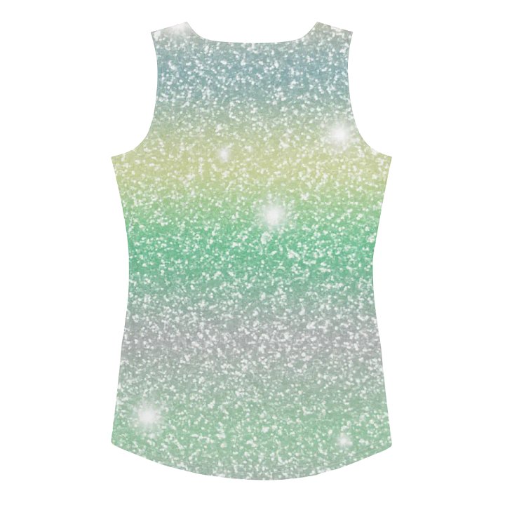 Glitter Unicorn Texture Design Tank Top (11) product image (2)
