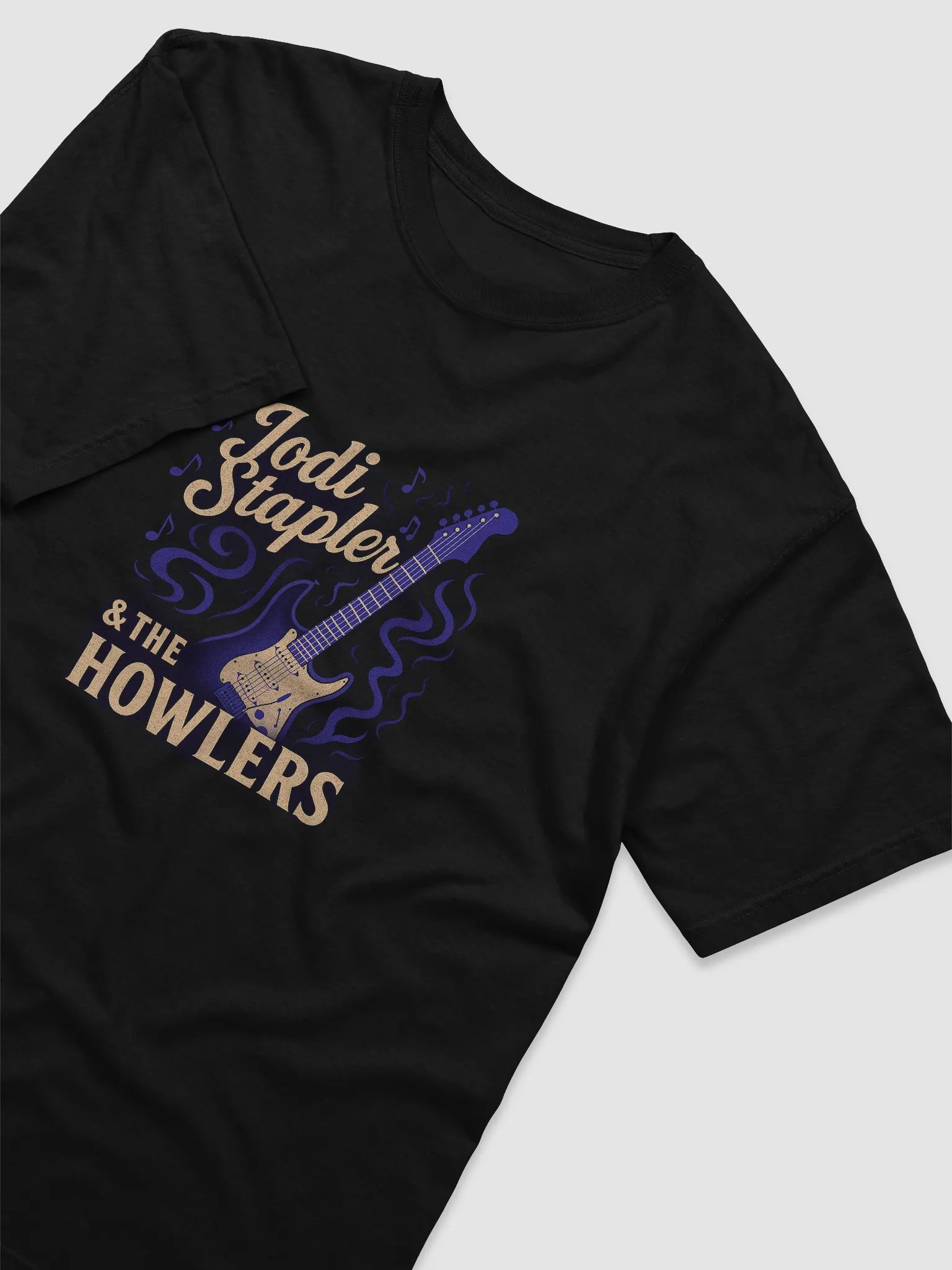 Smokin’ Strings” Tee – Jodi Stapler & The Howlers product image (3)