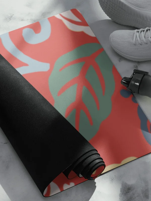 Japanese Vintage Floral Yoga Mat product image (2)