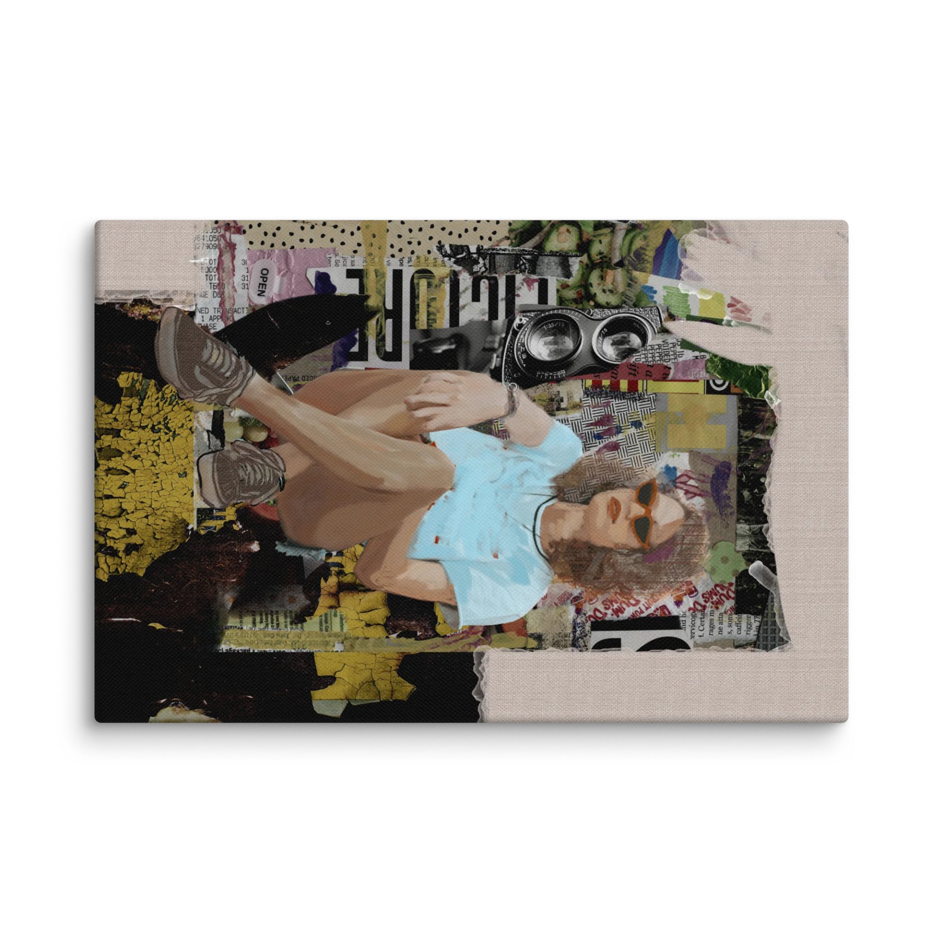 Art collage on Canvas product image (1)