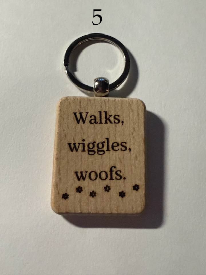 Pet Lover Vibes Wooden Keychains | Cat, Dog & Animal Designs | Gifts for Pet Parents (2) product image (5)
