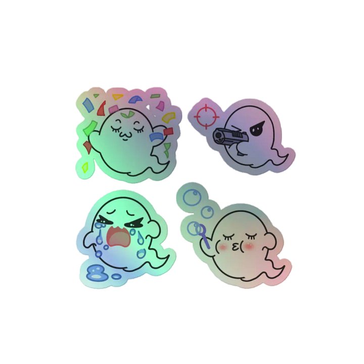 Ghostie Holo Stickers product image (2)