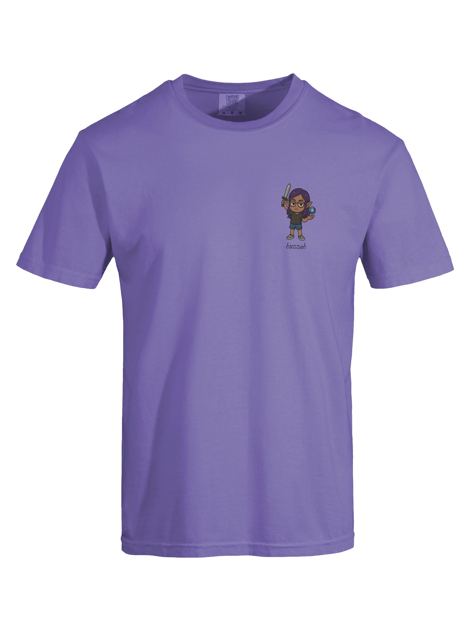 huzzah...i guess - printed tee with d20 back product image (38)
