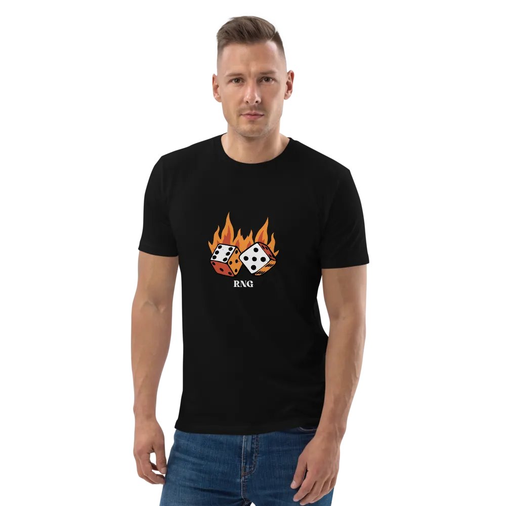 RNG Flaming Dice T-Shirt - 100% cotton product image (8)