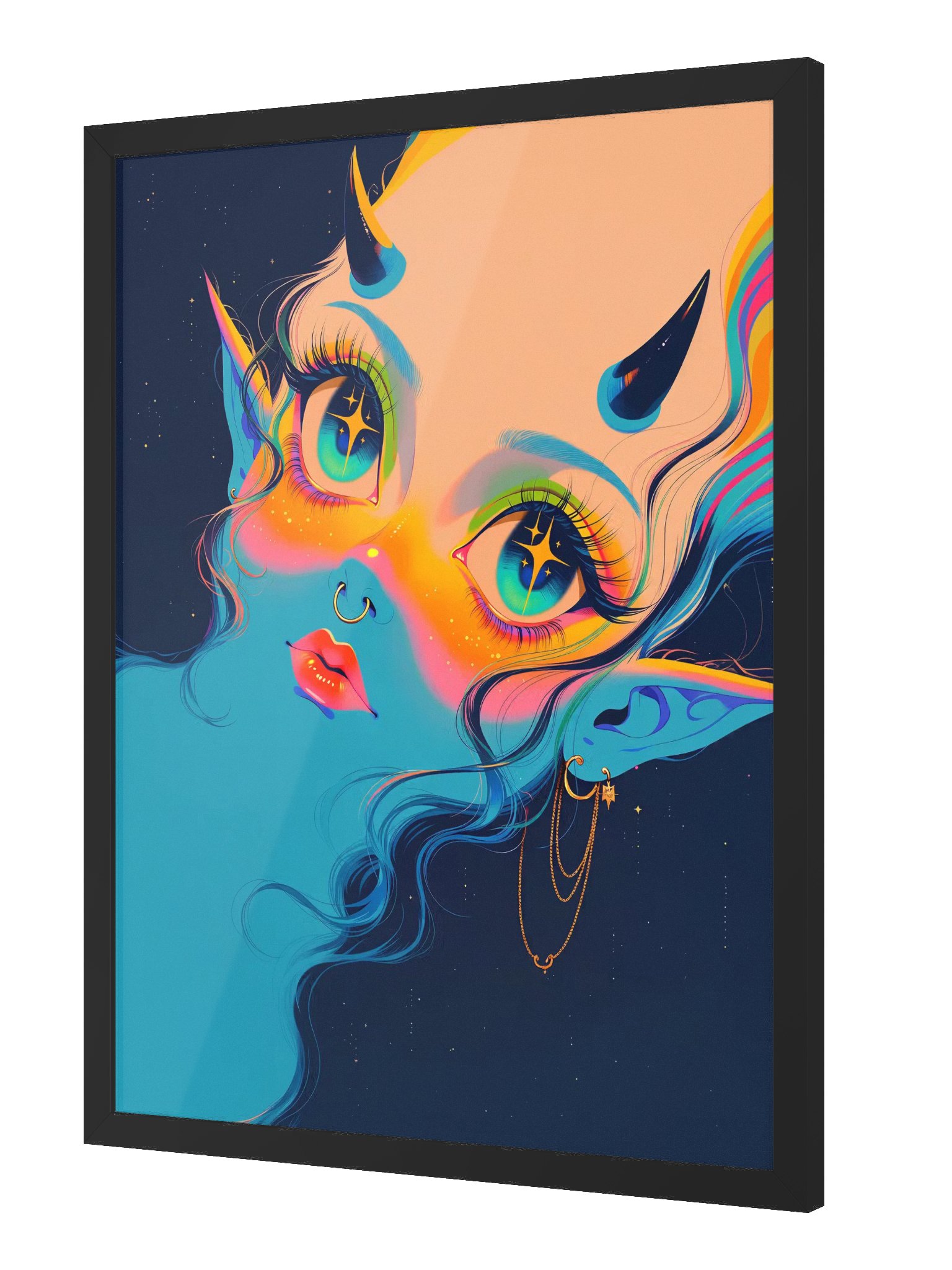 Born of Color and Night Framed Print product image (3)