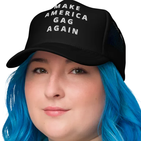 Make America Gag Again Foam Trucker Hat product image (2)