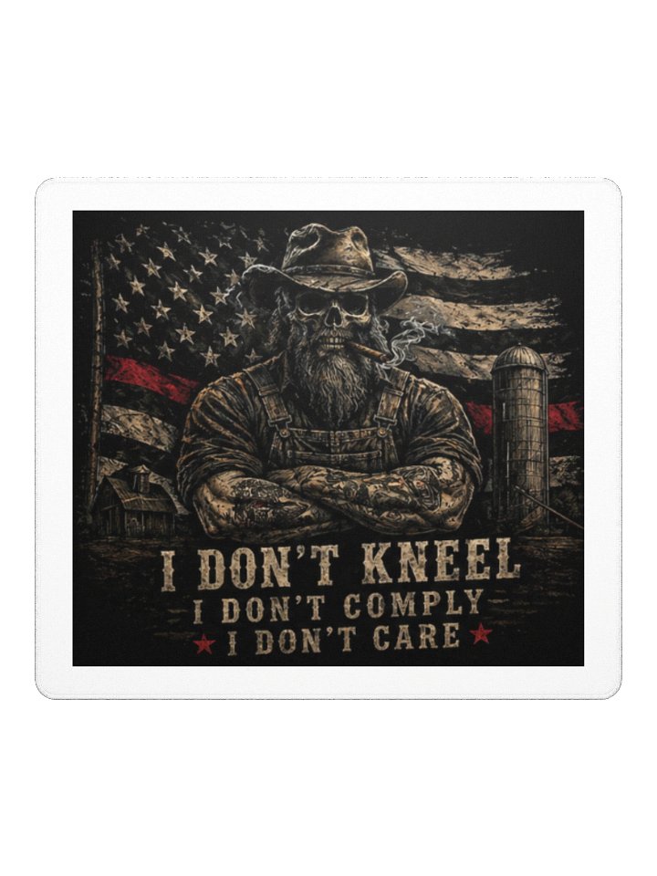 I Dont Kneel - I Dont Comply Gaming Mouse Pad product image (2)